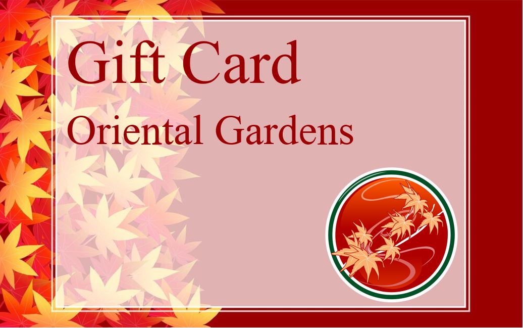 Oriental Gardens Gift Card